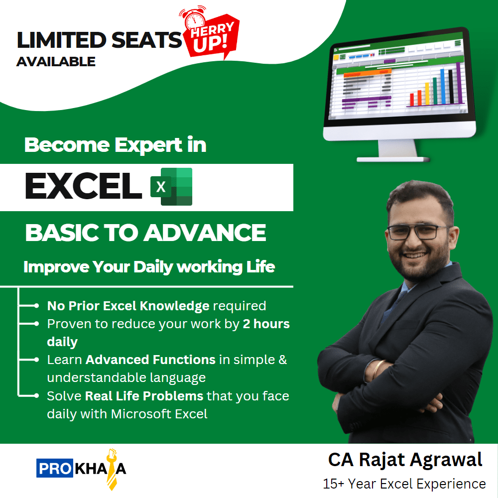 MS Excel Basic to Advanced